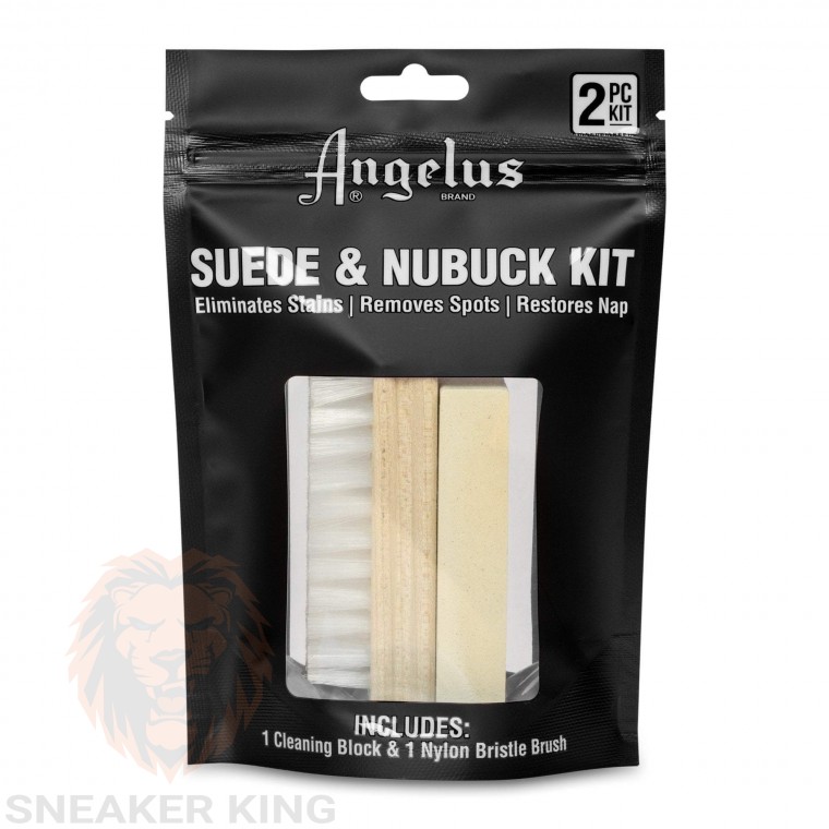 Щітка з гумкою для чищення замші та нубука Angelus nubuck & suede kit made in USA
